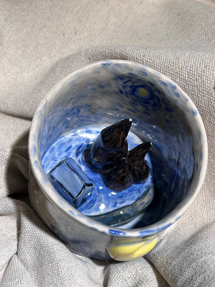 كوب starry night