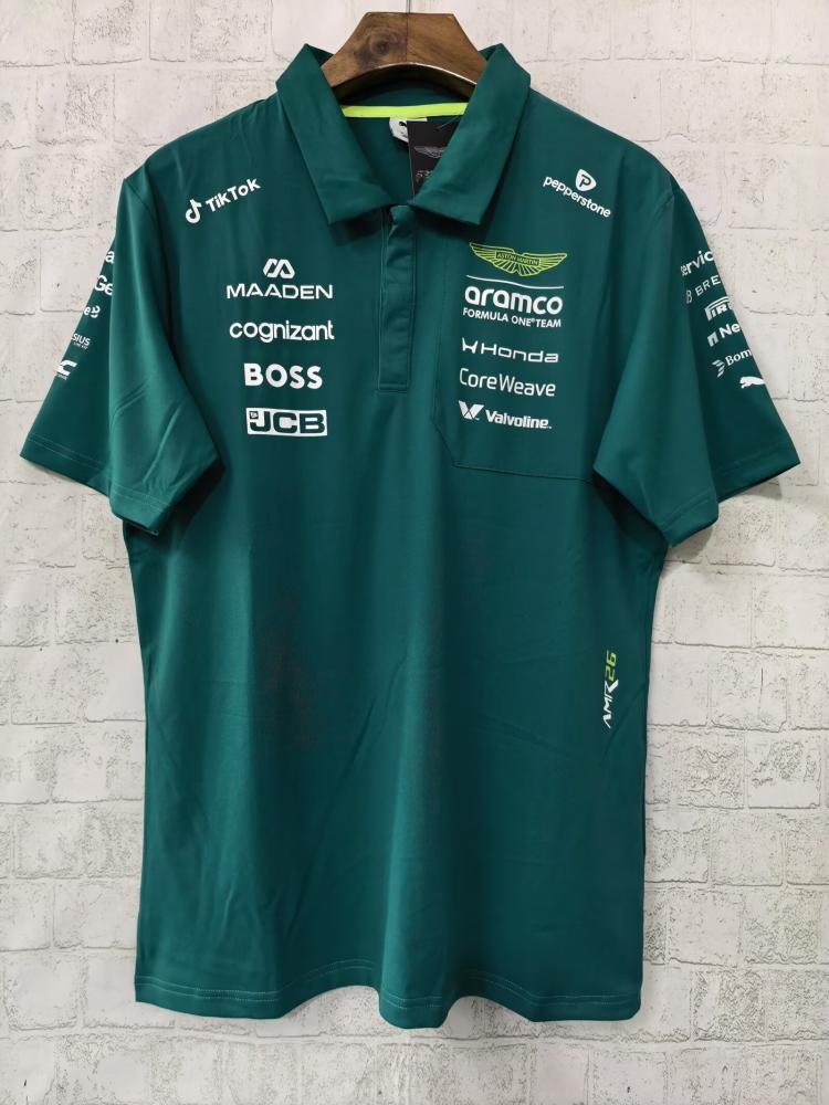 تيشيرت فورميلا ASTON MARTIN POLO اخضر 2026