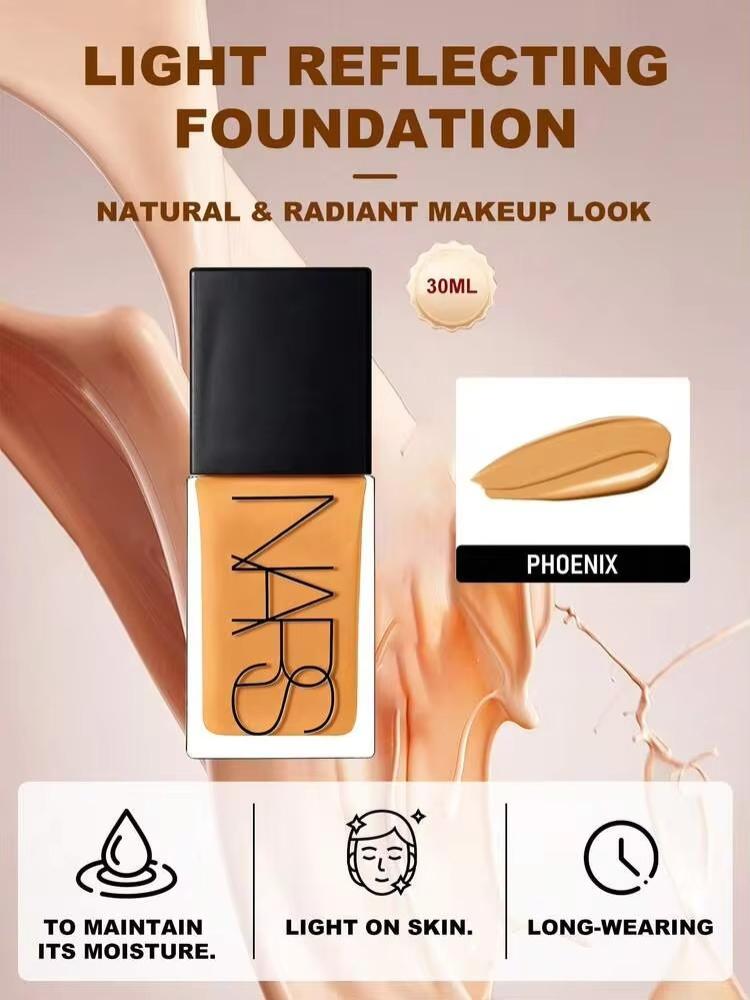 Nars أساس العناية المتقدمة بالبشرة من نارس #Phoenix Md1.5 (متوسط إلى متوسط-عميق مع درجات دافئة، ولون زيتوني) 30 مل / 1 أونصة | تغطية متوسطة بصيغة قابلة للبناء | يُنعم الخطوط الدقيقة ويقلل من العيوب | يغطي البثور والبقع الداكنة والاحمرار | مركب عاكس للضوء