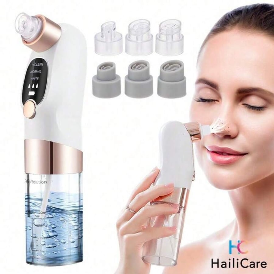 Hailicare جهاز إزالة الرؤوس السوداء المطور حديثًا برأس مائل، مصمم لأنواع البشرة المختلفة، قابل للشحن عبر USB