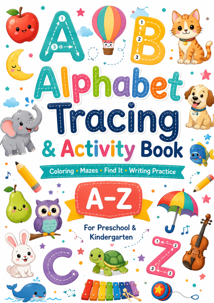 Alphabet Tracing & Activity Book