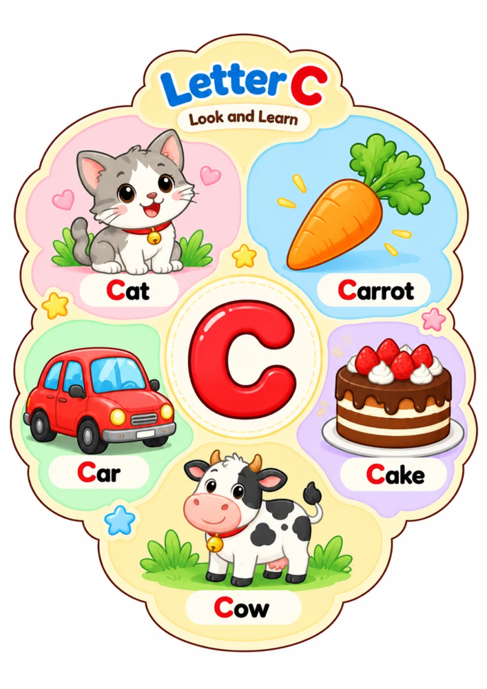 ملف الحروف الإنجليزية A–Z للأطفال