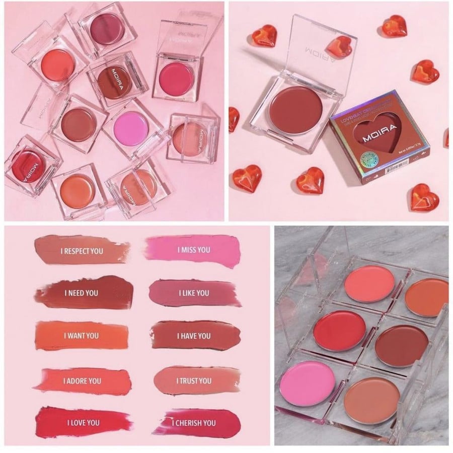 بلاشر كريمي مويرا loveheat cream blush