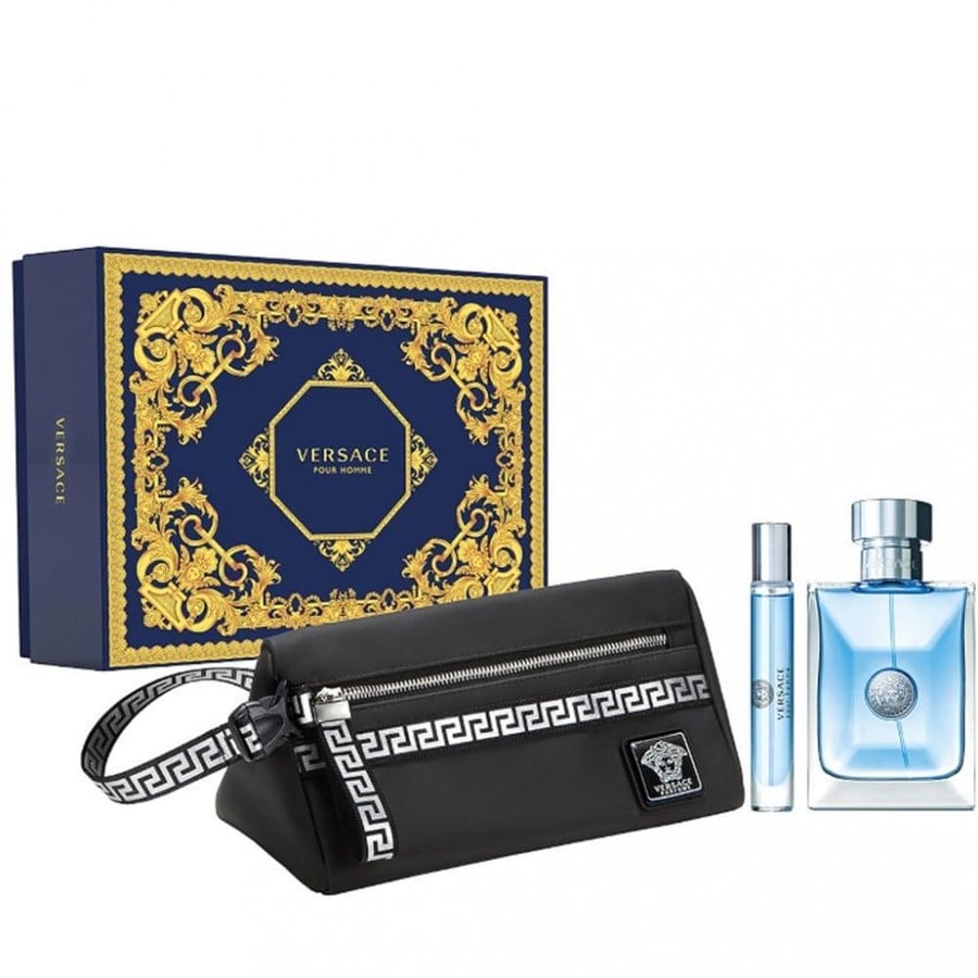 طقم فرزاتشي بور اوم او دو تواليت عطر 100مل+عينة للشنطة 10مل+شنطة يد