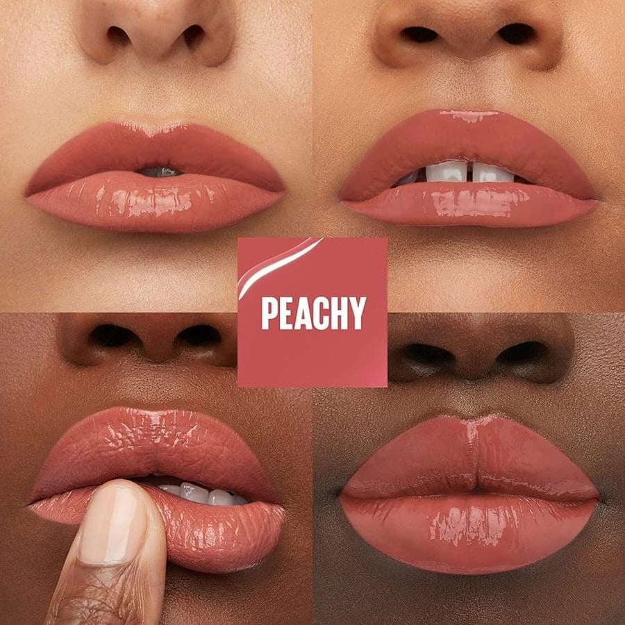 ميبلين نيويورك سوبر ستاي 15 PEACHY أحمر شفاه لامع
