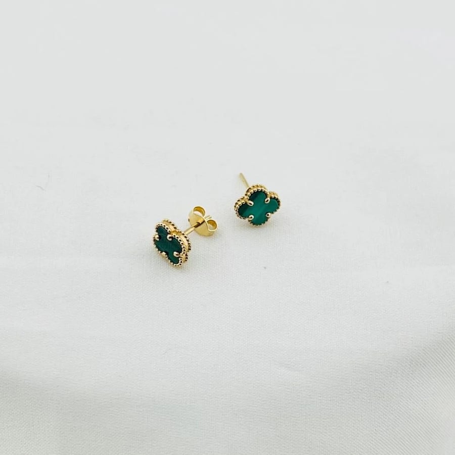 Gold earrings 18 karat