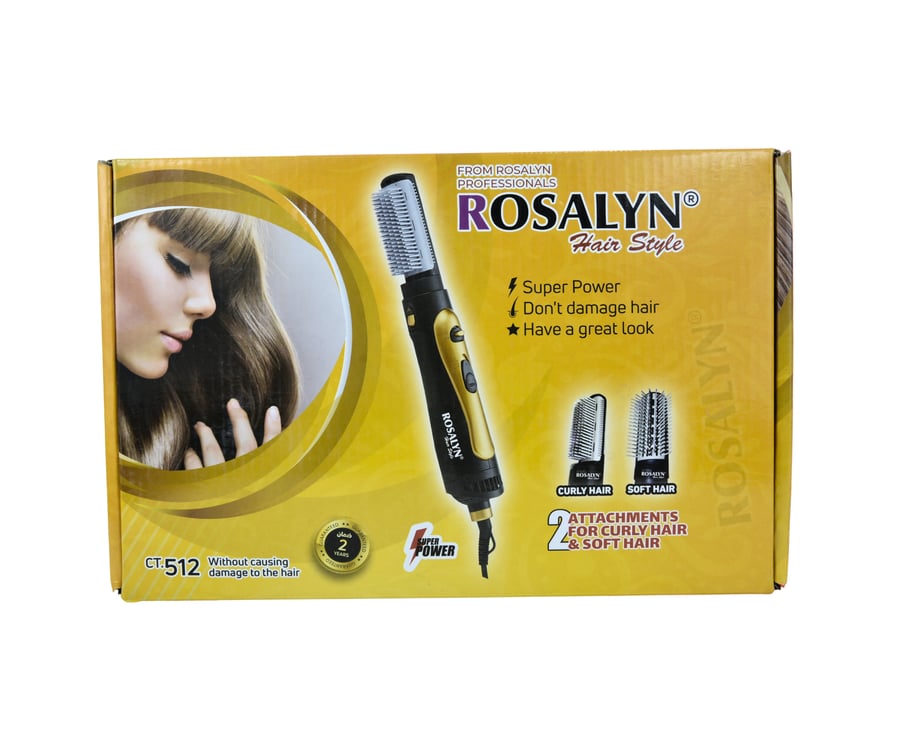 فرشاة روزالين لتصفيف الشعر بالهواء الساخن – ROSALYN CT-512 Hair Styler