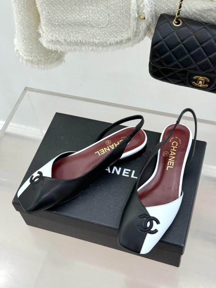 Chanel slingback flat