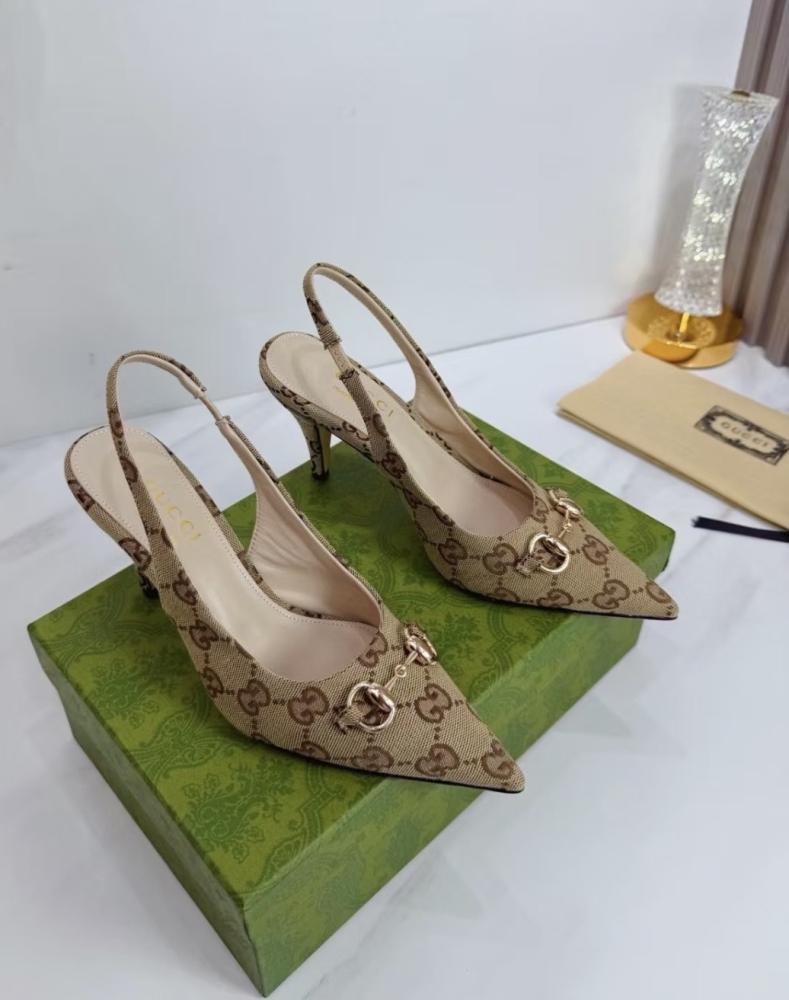 Gucci erin horsebit slingback