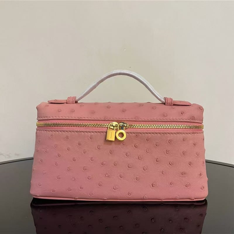 Loro piana bag ostrich leather