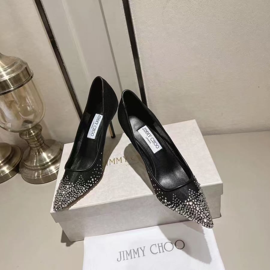 Jimmy choo love 85 embellished pumps