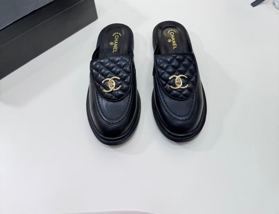 chanel mules