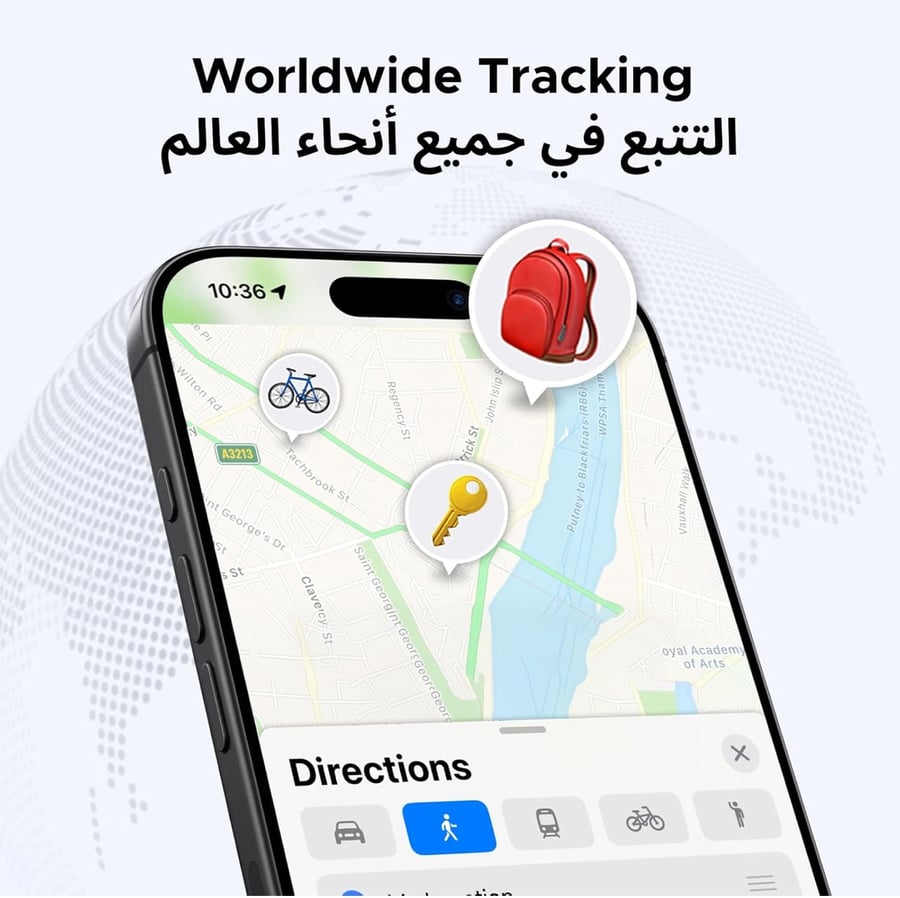 جهاز تعقب UGREEN Smart Tag متوافق مع Apple Find My - الرؤية الذكية