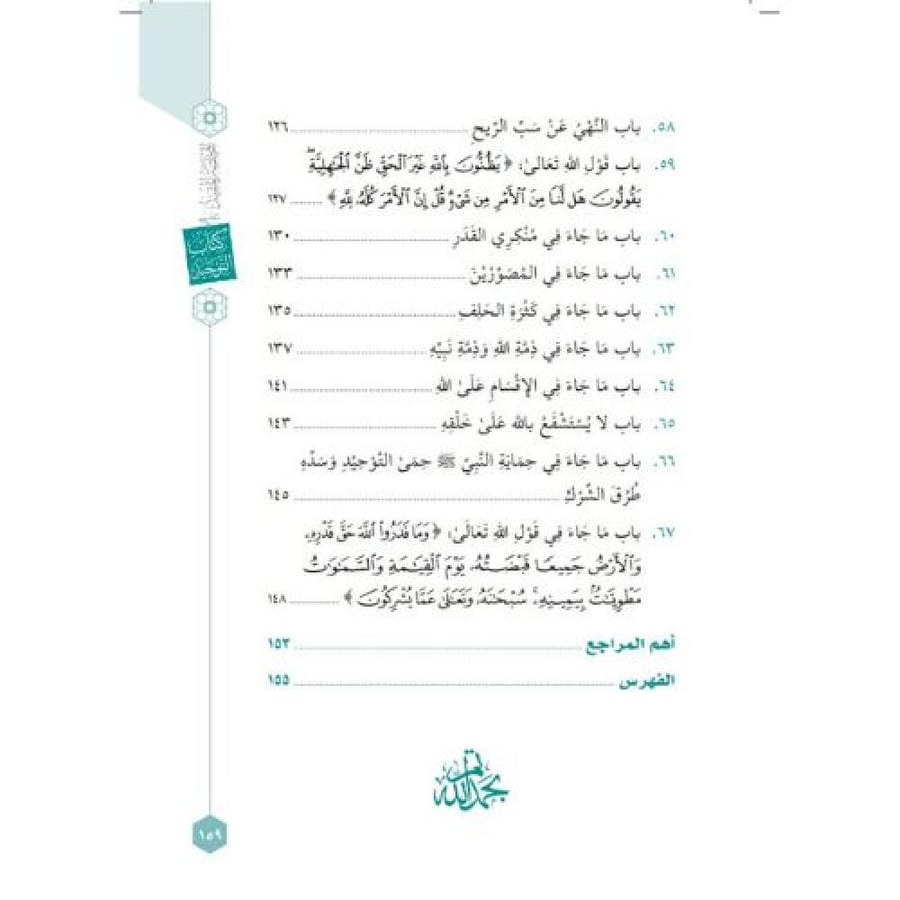 المختصر المفيد على كتاب التوحيد / المختصر يبدأ مع كتاب التوحيد
