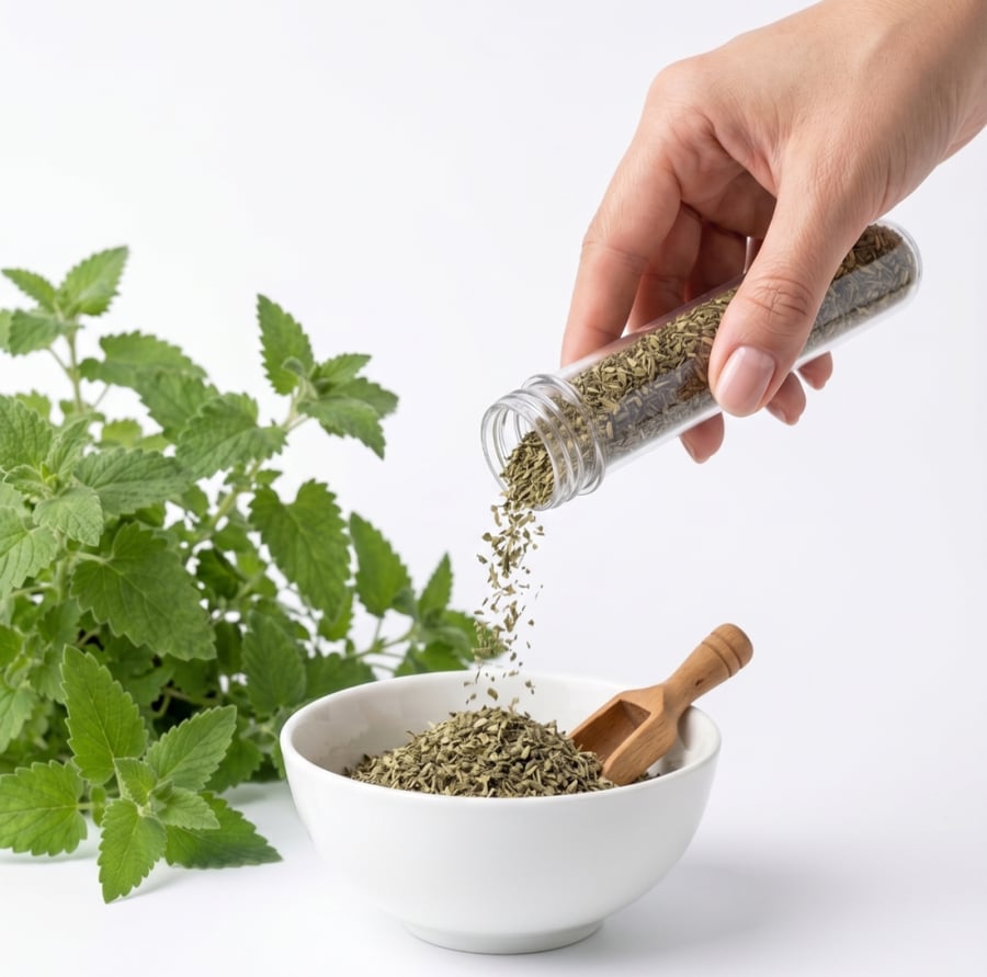 بايولاين عشبة النعناع البري الطبيعية للقطط (كات نيب) لتحفيز اللعب والنشاط – 5 جم