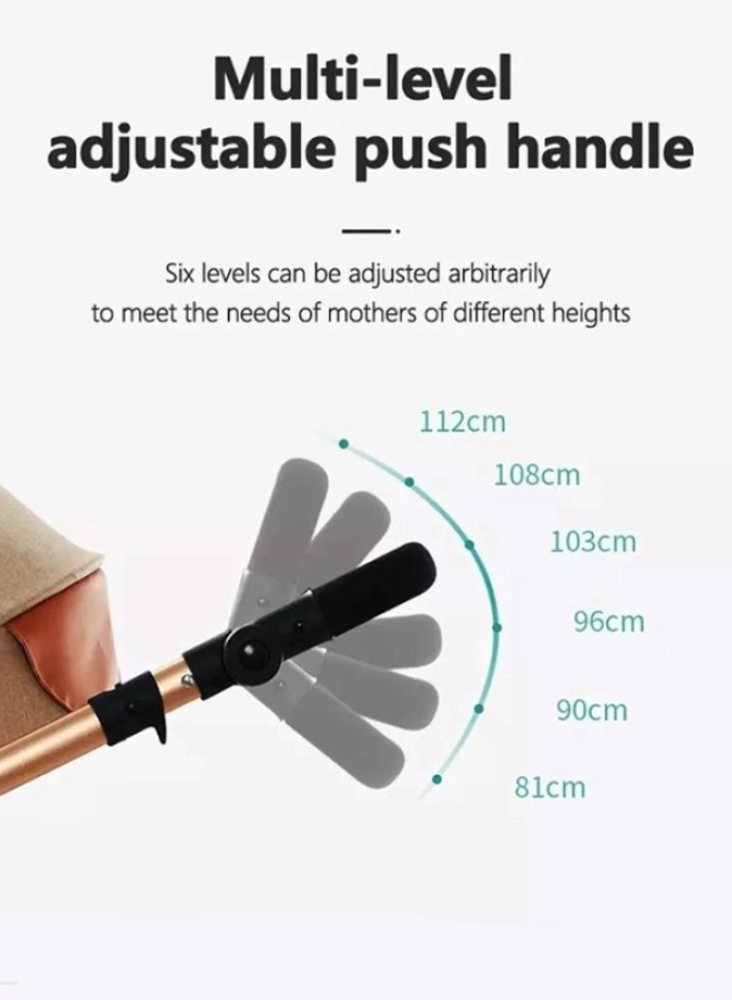 Foldable baby stroller