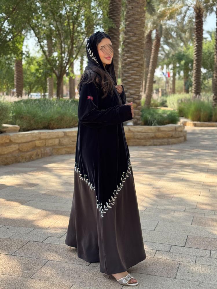 عباية D177 -رمادي