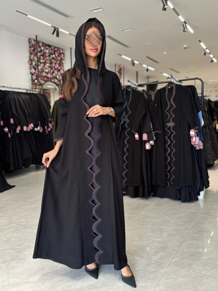 عباية D542 - ليلكي