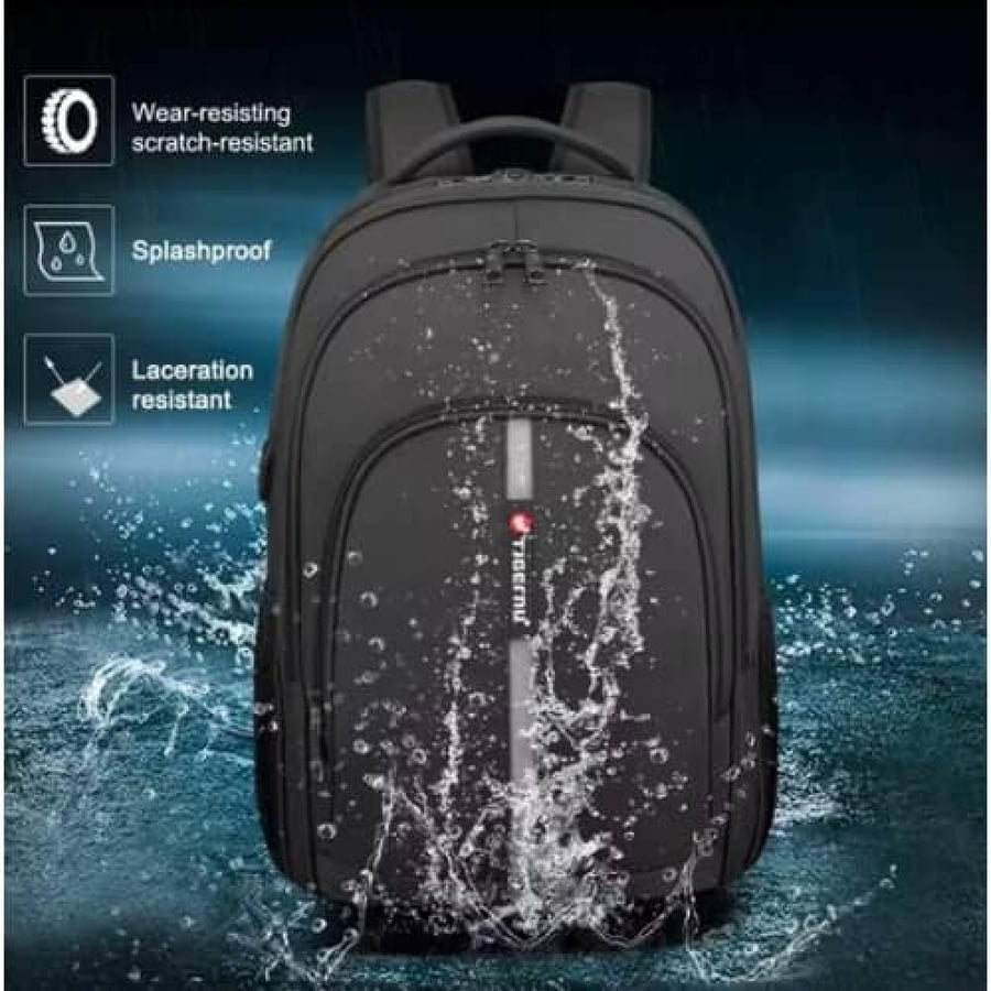 A perfect backpack bag for students and businessmen from TIGERNU brand, 15.6 size, high-quality water-resistant materials, and padding.