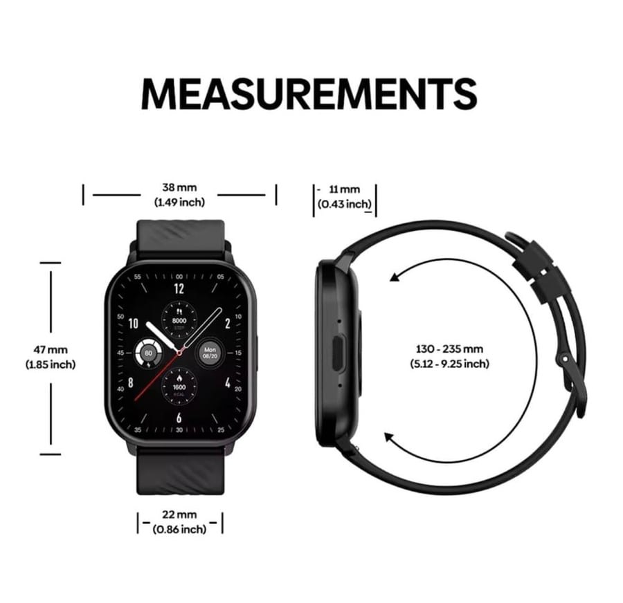 Smart watch from Zeblaze GTS 3 edition digital sports with distinguished features