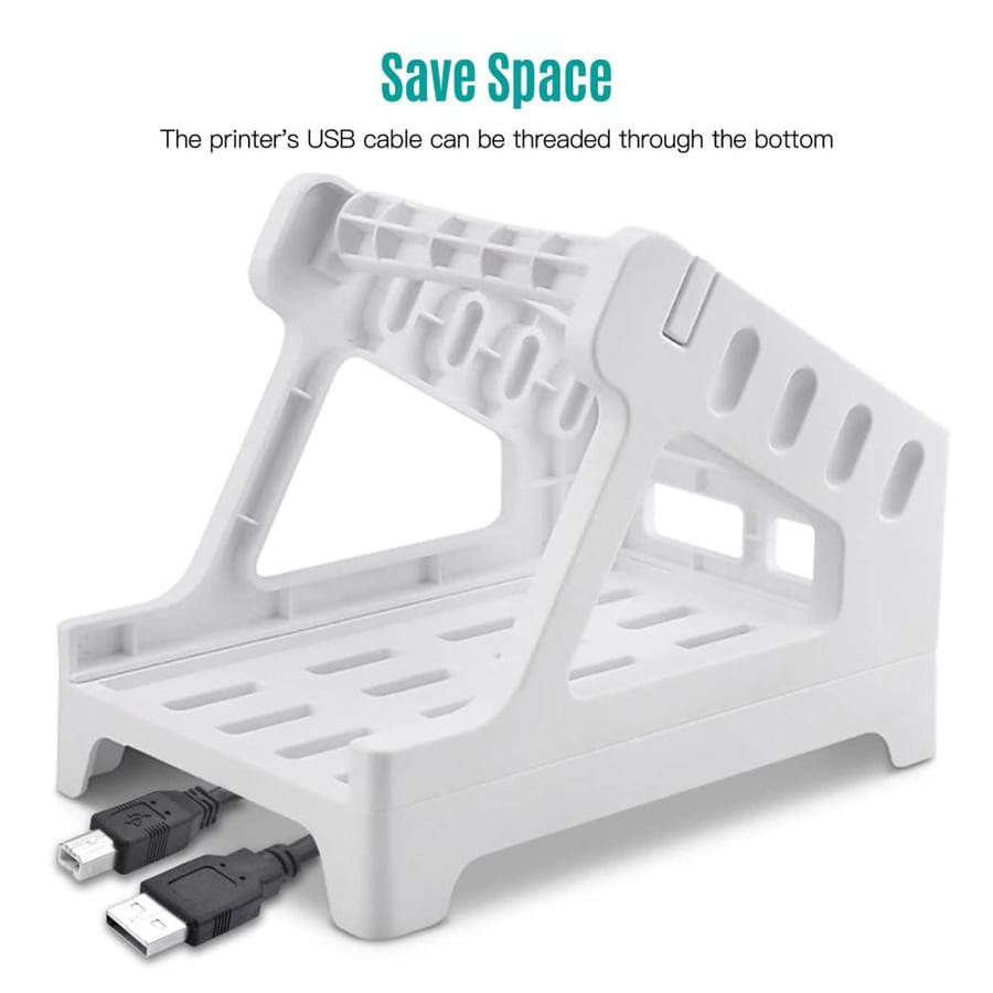 Shipping label holder accommodates printing papers 6x4 or smaller