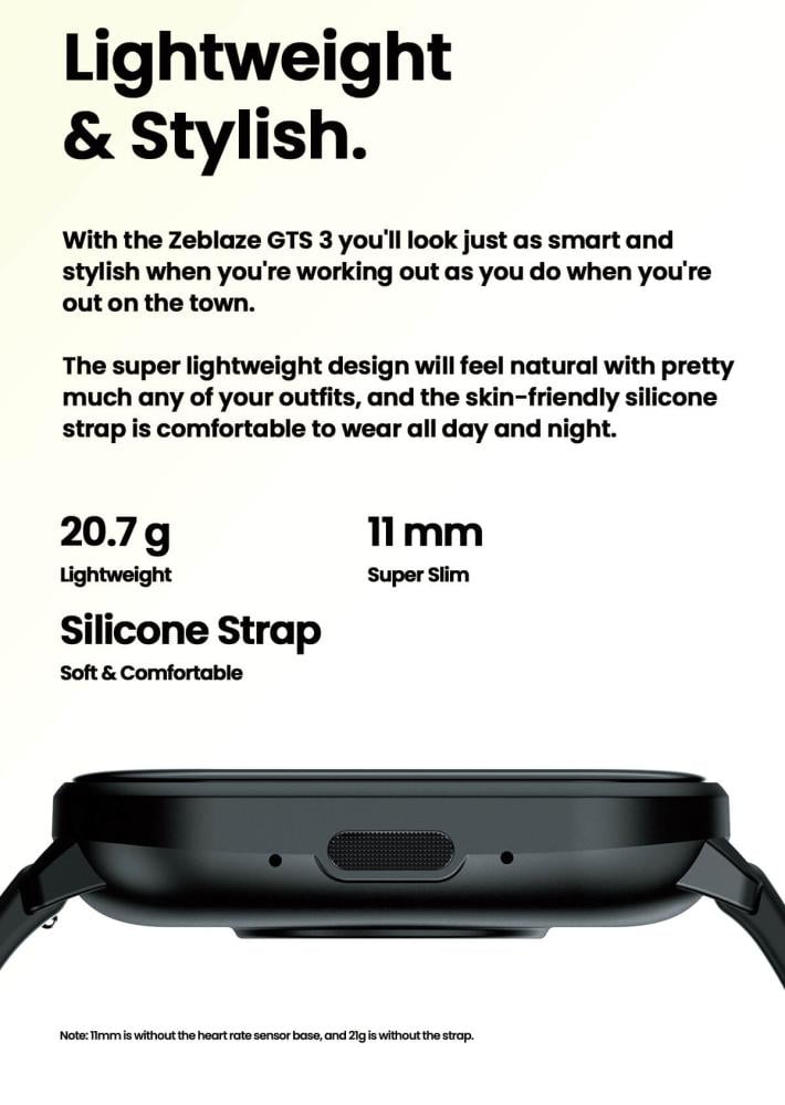 Smart watch from Zeblaze GTS 3 edition digital sports with distinguished features