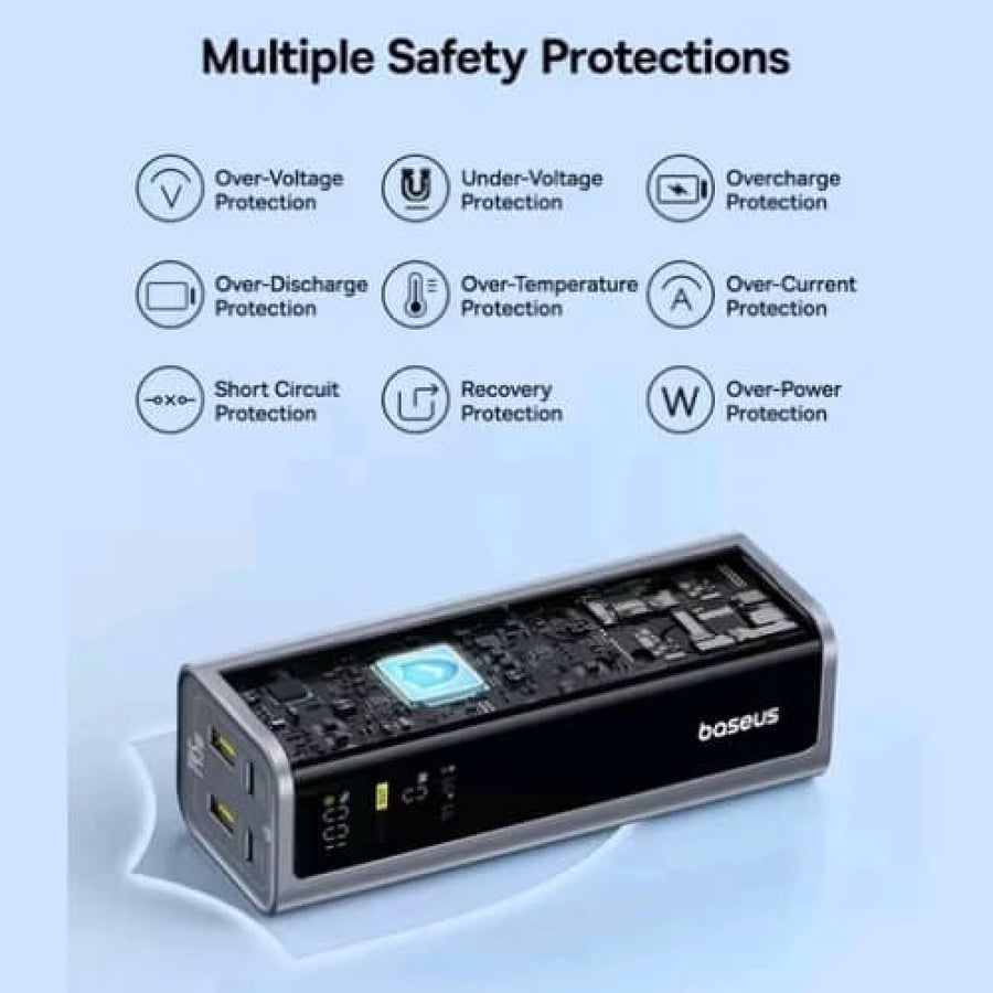 باور بانك بيسوس 145 واط سعة 20800mAh شاشة ذكية Baseus