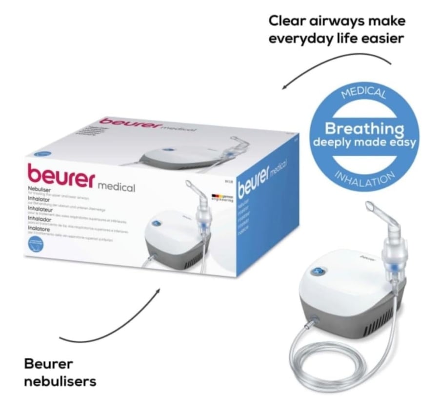 بيورير Beurer جهاز بخار استنشاق ضاغط اصدار  ih 18