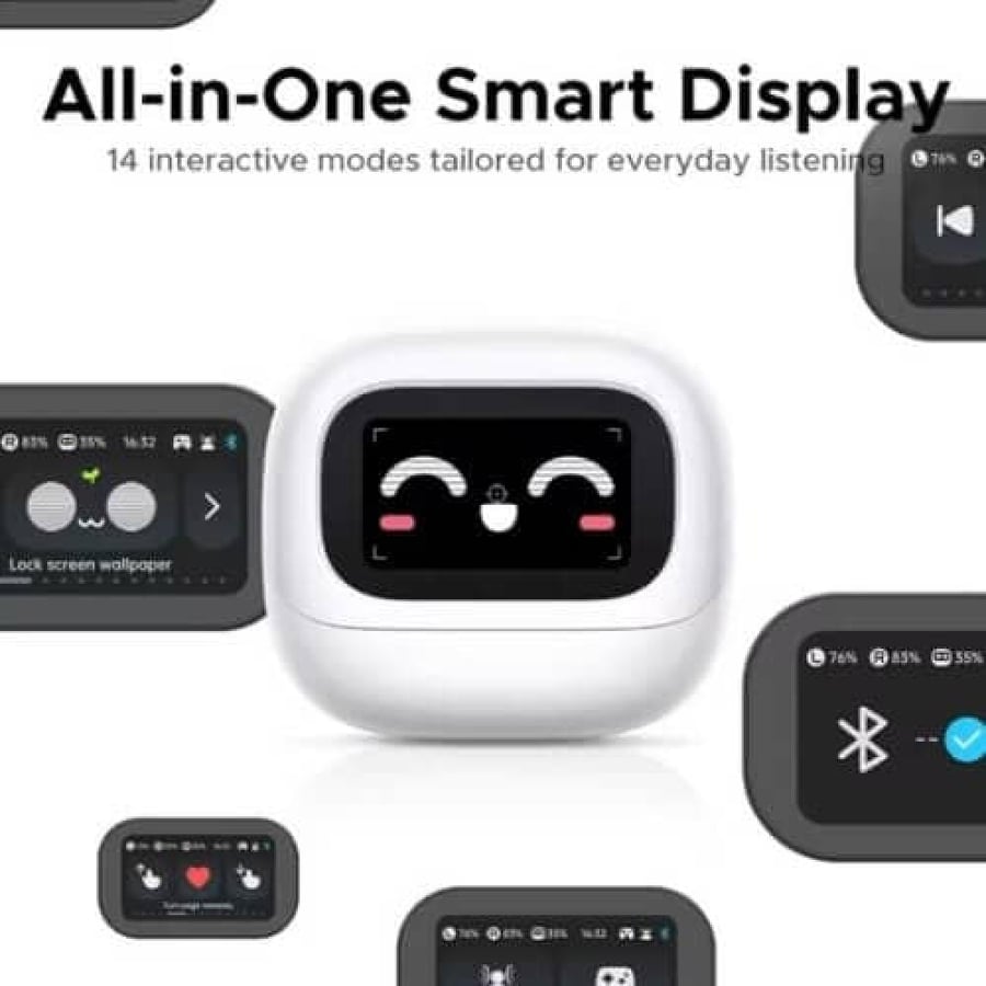 UGREEN LightBuds Magic | Bluetooth earbuds with smart control screen and Hi-Res sound (LDAC)