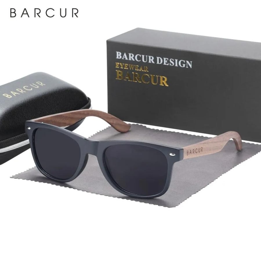 Sunglasses from Barbour with wooden frame resistant to ultraviolet rays with UV400 standard