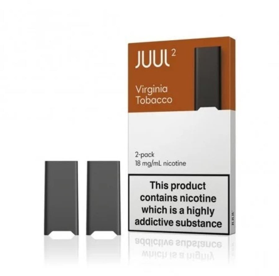 JUUL 2 virginia tobacco18mg   - بودات سحبة جول الاصدار الثاني نكهة فيرجينيا توباكو