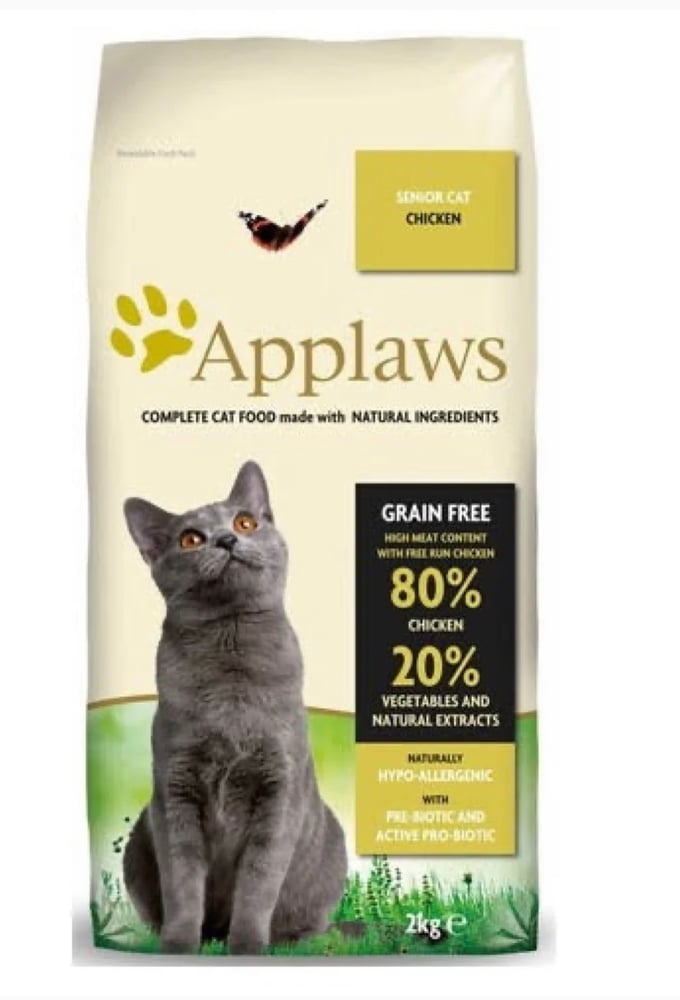 Applaws Dry Cat Food For Senior With Chicken - ابلاوز للقطط المسنة