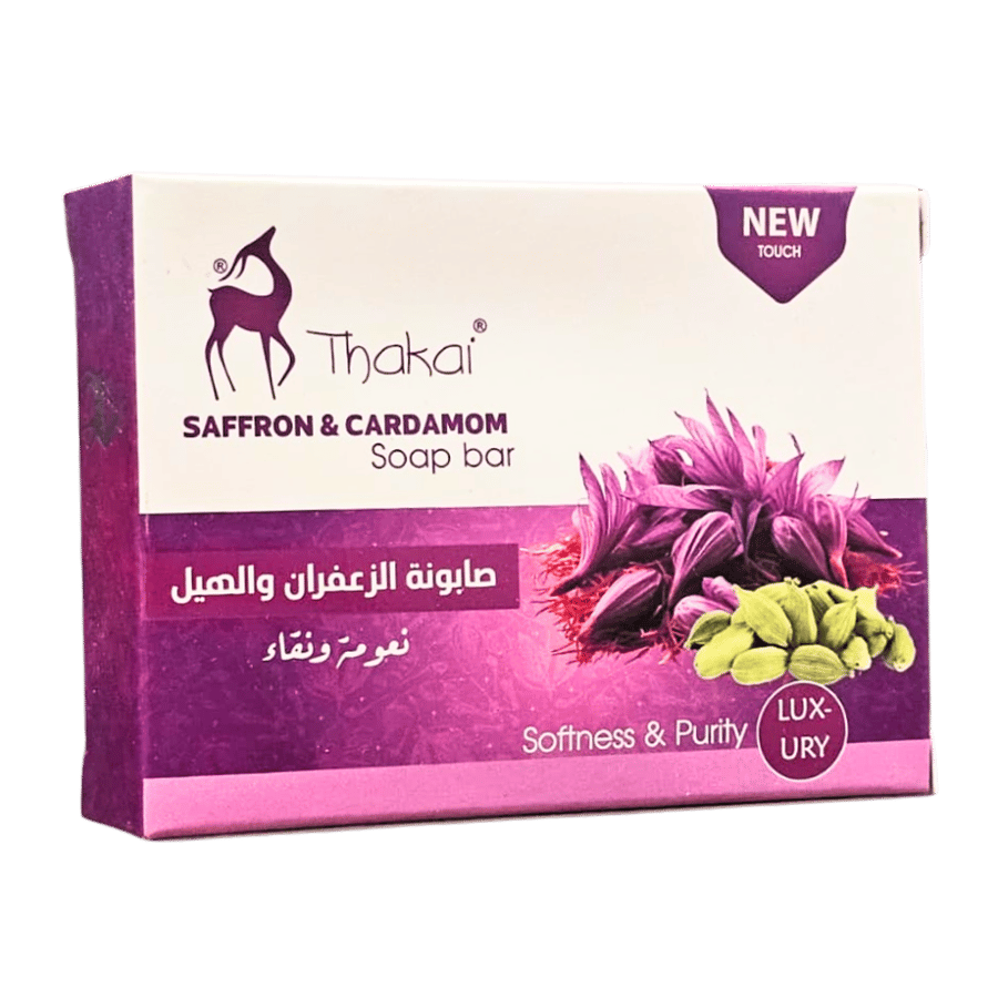 صابون الزعفران والهيل روض الخزامى 100 جرام
