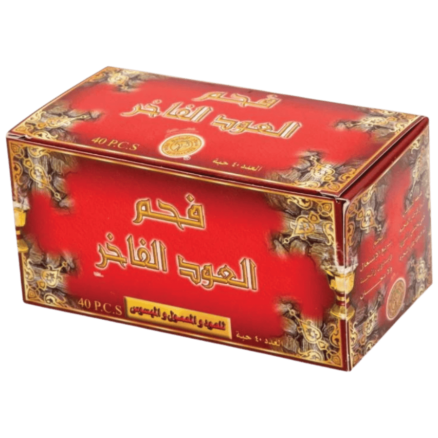فحم العود الفاخر 40 حبة