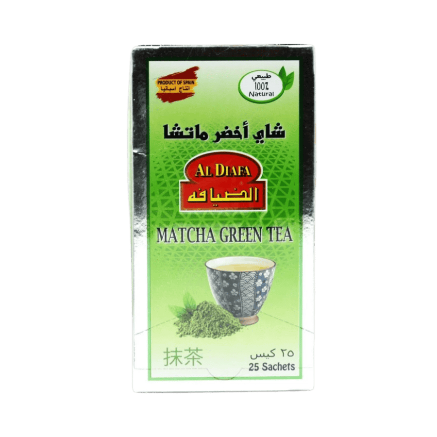 شاي ماتشا الأخضر الضيافة 25 كيس