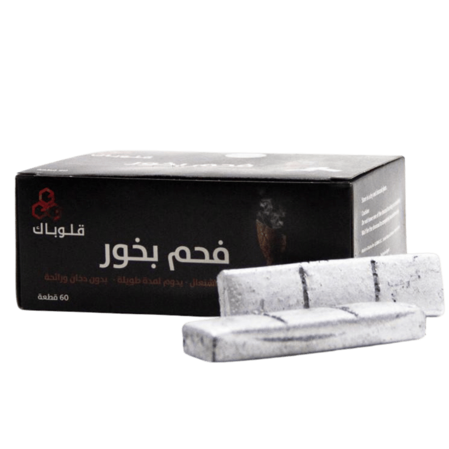 فحم بخور قلوباك 60 قطعة