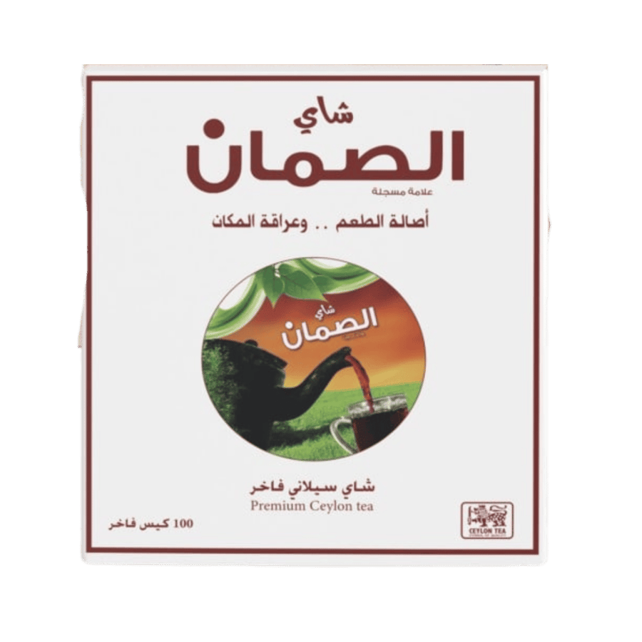 شاي الصمان سيلاني فاخر 100 كيس