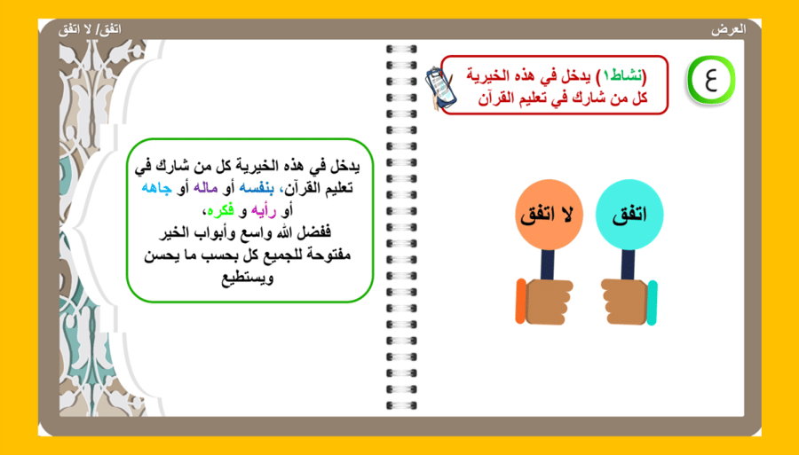 الحديث1) فضل تعلم القرآن و تعلمه