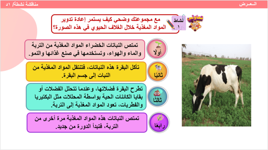 3/ تدوير المواد