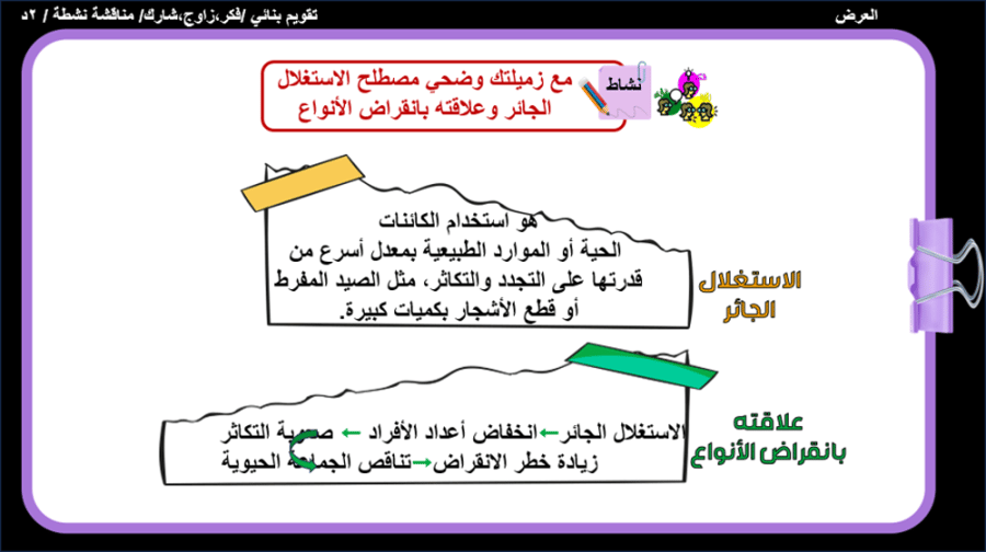 2/ اخطار تواجه التنوع الحيوي