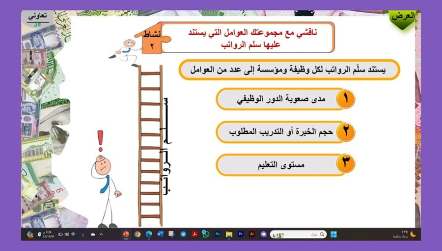 2) كيف يؤثر التعليم على دخلك؟