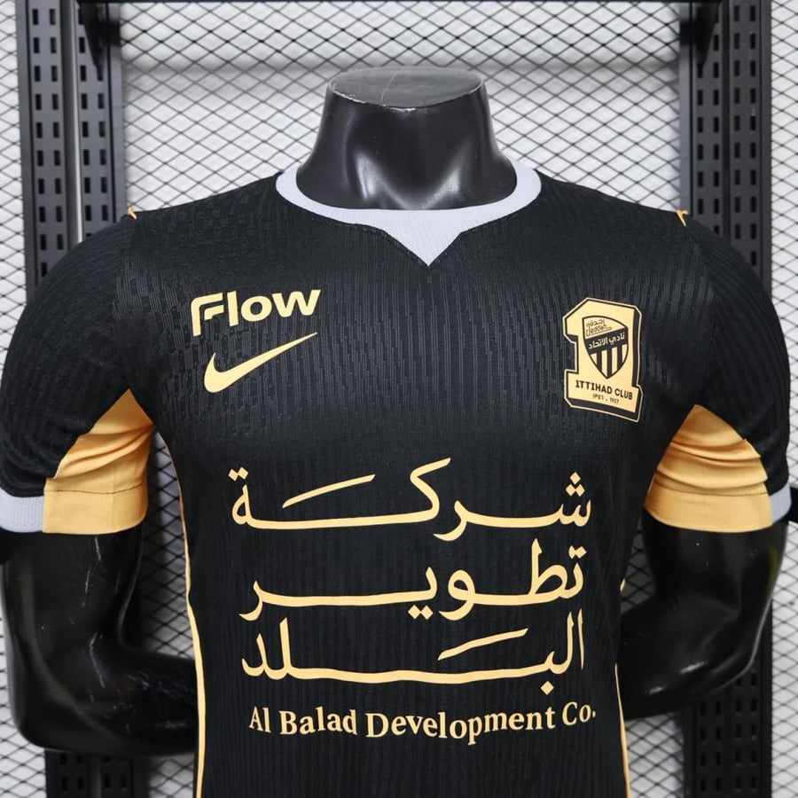 تيشيرت الاتحاد الثالث أسود والاصفر 2026/27 – نسخة لاعبين