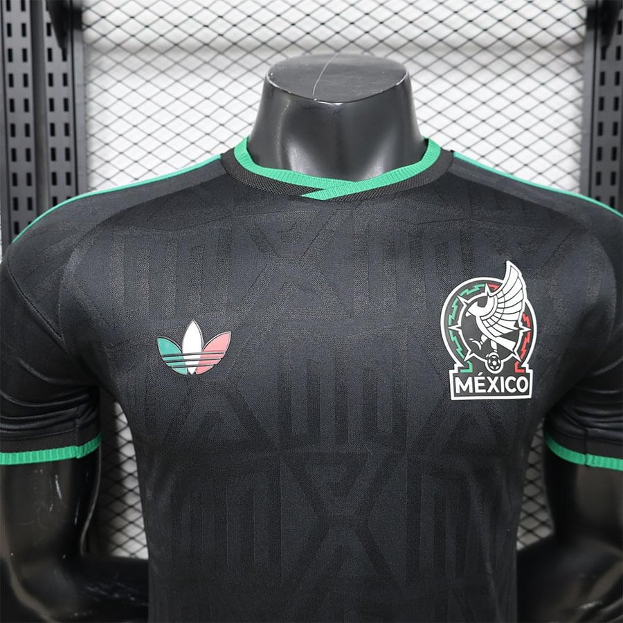 تيشيرت منتخب المكسيك Adidas Originals أسود وأخضر – نسخة لاعبين