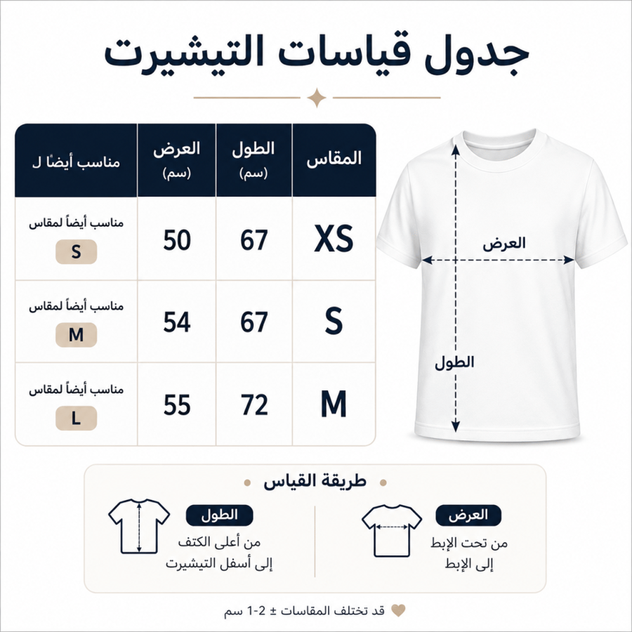 تيشيرت المناطق