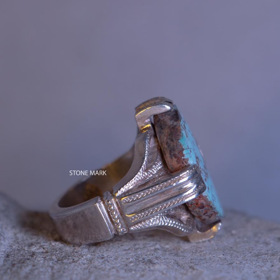 A Fayrouz ring, Najafi model, with Sharif craftsmanship