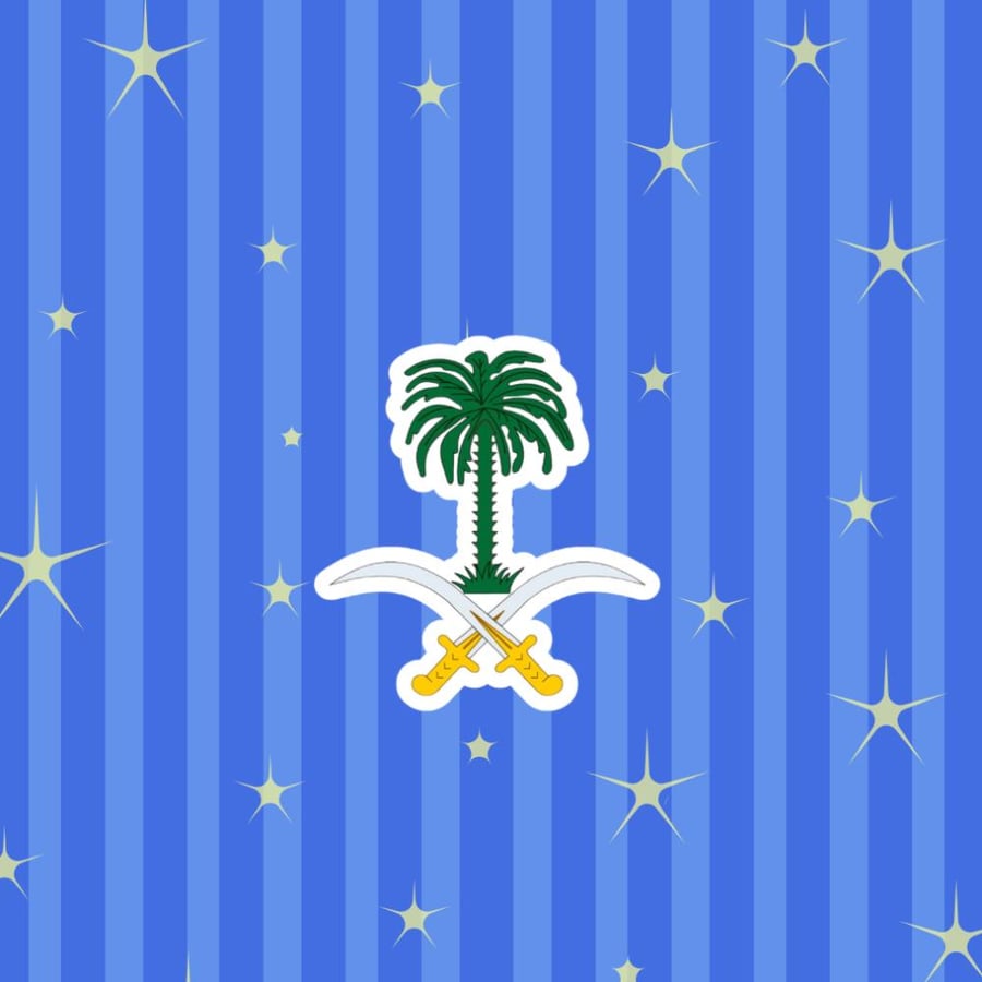 ستيكر سيفين ونخلة