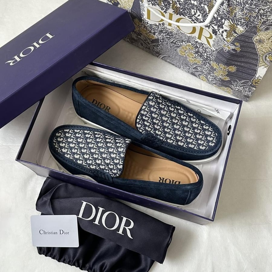 Dior shoe navy