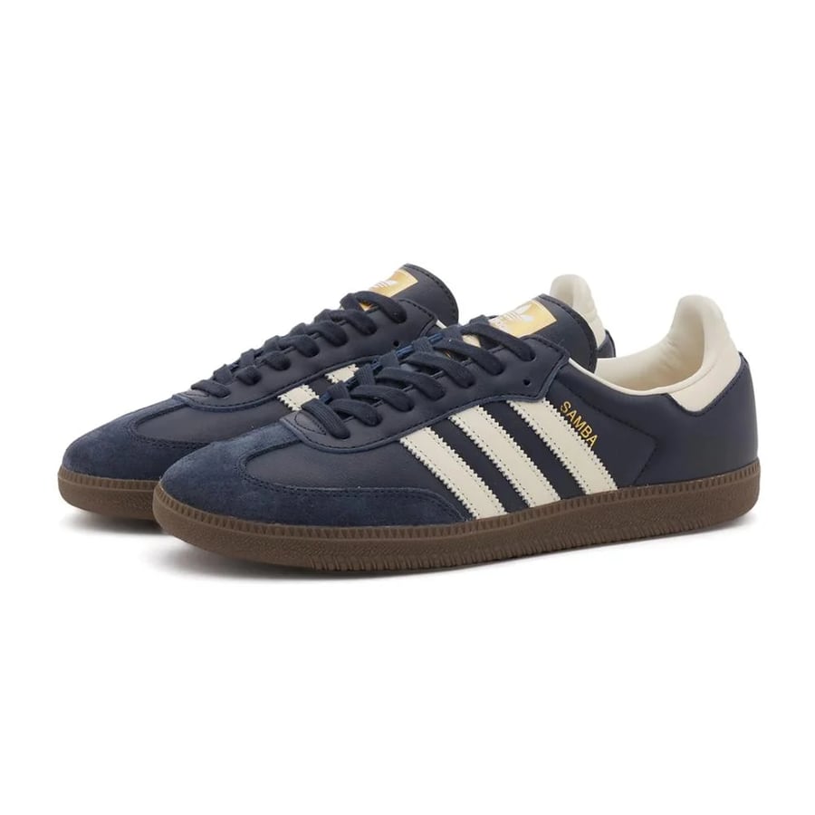 ADIDAS SAMBA "blue gold