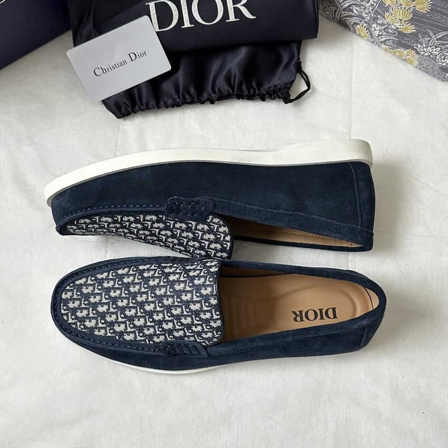 Dior shoe navy