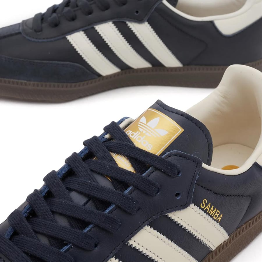 ADIDAS SAMBA "blue gold